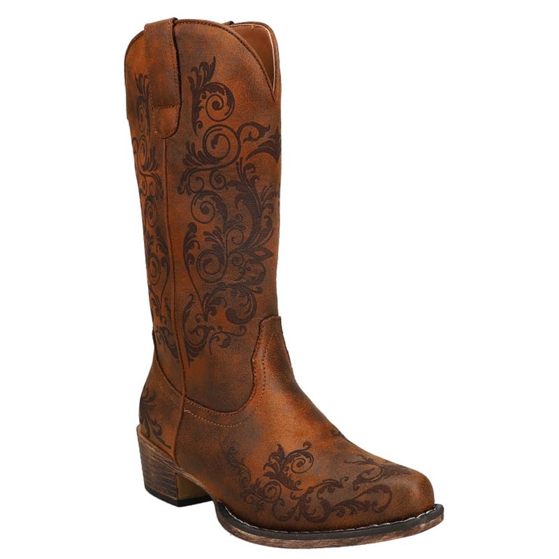 ROPER Womens Tall Stuff Western Boot, Bronze, 10 US - Image 2